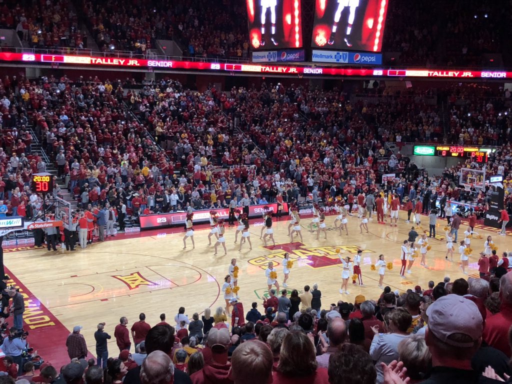 VBruno17's tweet image. Saturday @Big12Conference matinee  here in Ames! #TeamFastModel @TexasTechMBB @CycloneMBB @FMS_Software