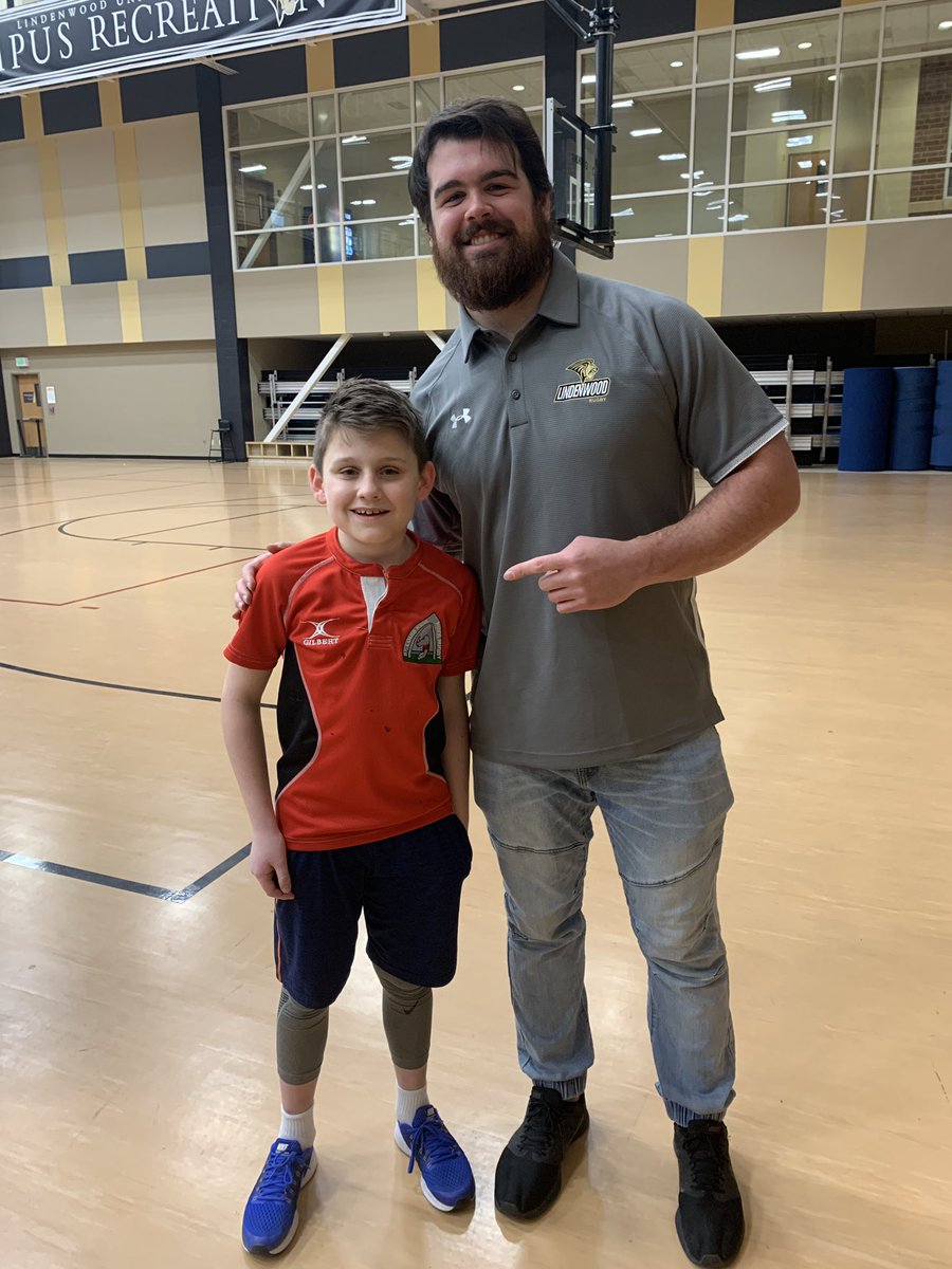 RossouwJD's tweet photo. Great coaching to the #Rhinorugby youth team and my son today @LindenwoodU @LU_Lions by Chance Wenglewski! New #USAEagle in training. #Rugby #Springboks https://t.co/aHOwNDiVzD