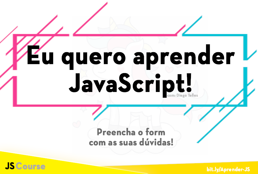 UnicornCoder's tweet image. Povo lindo que amo muito, decidi gravar um curso de #JAVASCRIPT FREE e quero levantar conteúdo pra nossa grade [além do que eu já tenho], mas quero a ajuda de vocês sobre o que ensinar nesse curso.
Preencha o form com aquilo que você gostaria de aprender:
bit.ly/Aprender-JS
