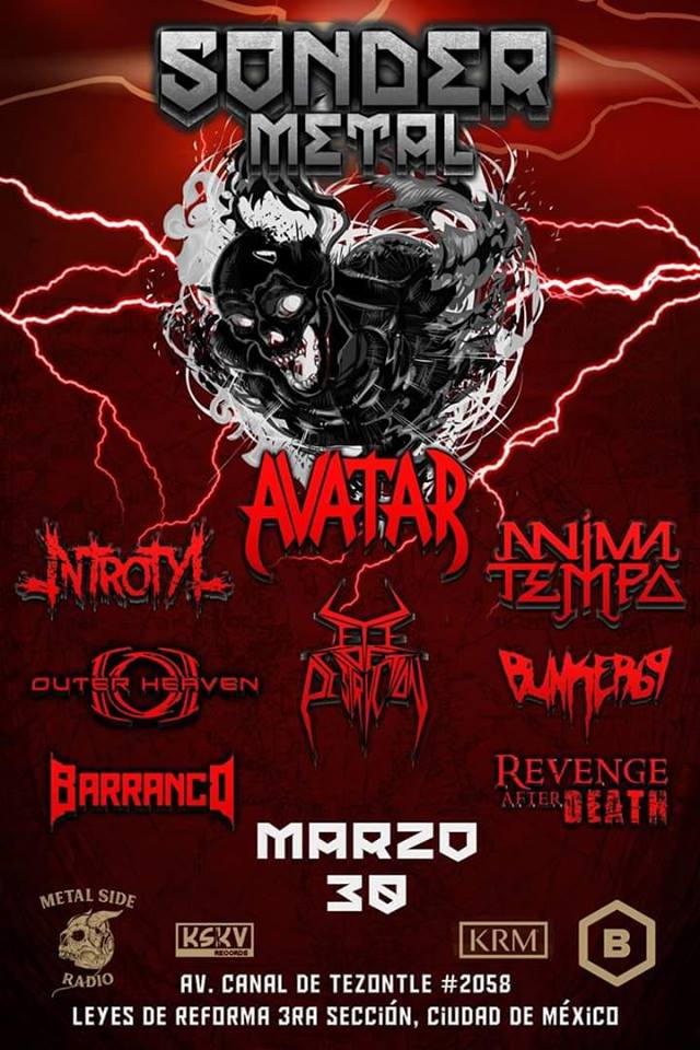 El #SounderMetal viene con más fuerza este 30 de Marzo  en Av. Canal de tezontle 2058, Leyes de Reforma 3ra Secc. iztapalapa  #Avatar  <a href="/Introtylmx/">Introtyl</a> <a href="/animatempo/">Anima Tempo</a> <a href="/EOD_Destruction/">Eye Of Destruction</a>  <a href="/Bunker69_/">请你喝可乐</a>  

#FamiliaRenascentia #LaEscenaSomosTodos