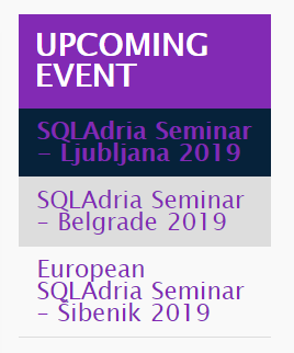 SQL_Adria's tweet photo. Registration is open for 3 #SQLAdria events in 3 countries: #Slovenia, #Serbia &amp; #Croatia! = 7 days of  #Db2 high class educational events with great speakers! https://t.co/MxnKGSo0CK #Db2z  #data #databases #coding #linux @Leif_Pedersen1  @GURUDB2 @staze01 #AI #ML #DataScience https://t.co/pF4M4fHoSS