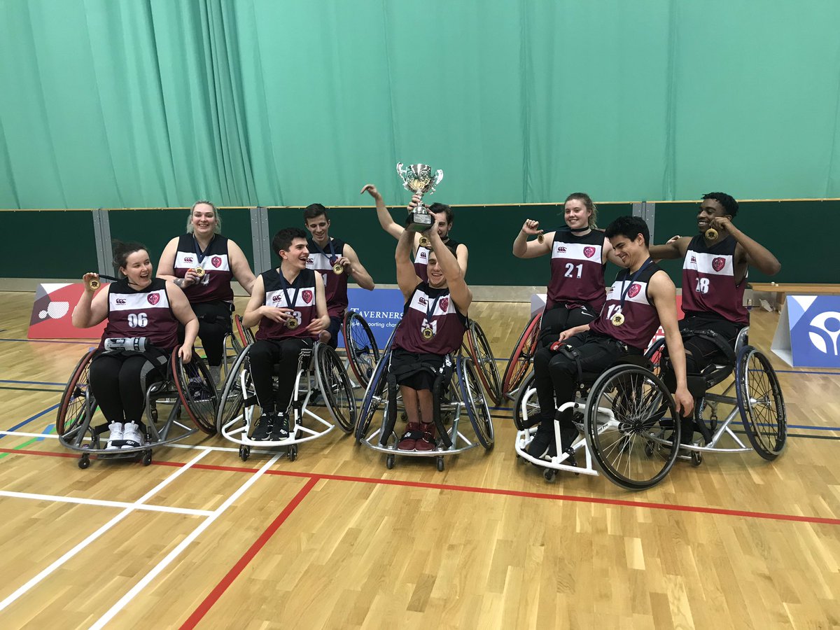 Congratulations to @SheffHallamWCBB <a href="/sheffhallamuni/">Sheffield Hallam University</a> on retaining their #UniversityChampionship title with a great performance over <a href="/UoWWheelieBall/">UoW ♿️🏀</a> in the final 🎉 🏆