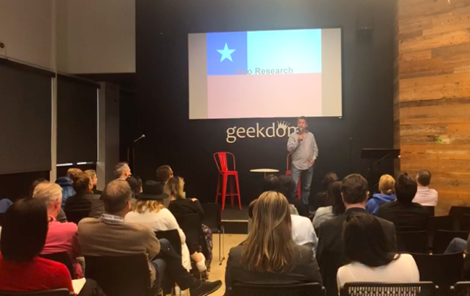 ProChile's tweet photo. #SXSWChile: We are ready to show our innovation offer in South by Southwest in Texas. Five companies participated in a #SpeedPitchCompetition from @Alamo_Angels in San Antonio, to engage with the local business ecosystem before participating in #SXSW2019 https://t.co/MclCFfUUGb