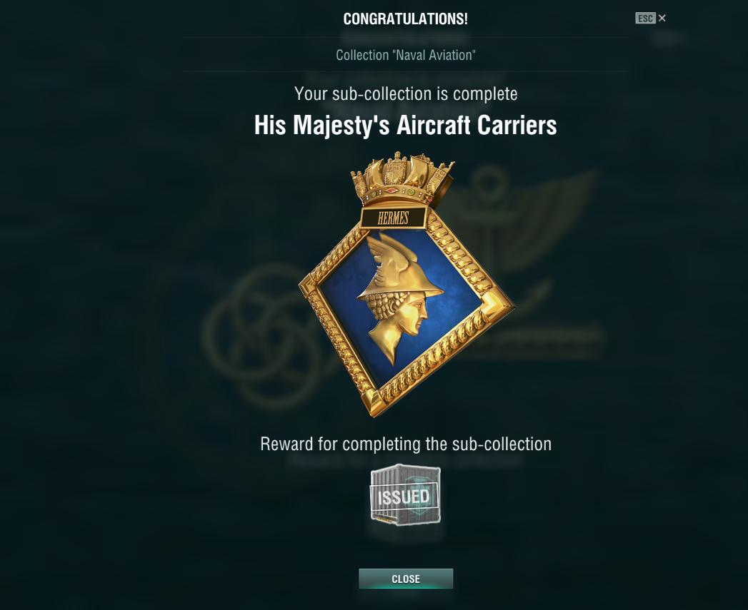 19silverfox77's tweet photo. Furious Naval Port, complete collection. @WorldofWarships https://t.co/ej8FYosPru