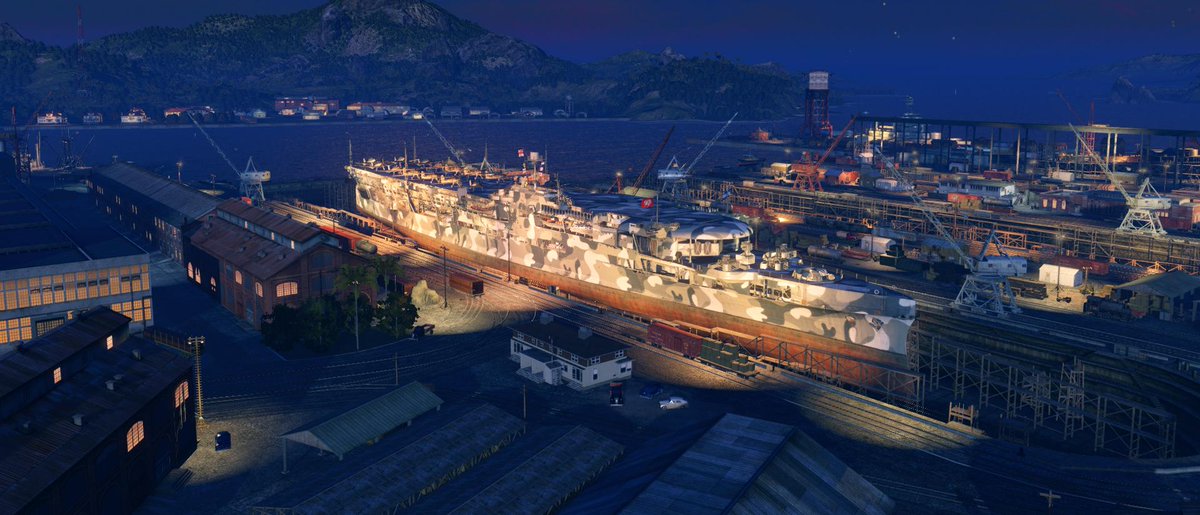 19silverfox77's tweet photo. Furious Naval Port, complete collection. @WorldofWarships https://t.co/ej8FYosPru