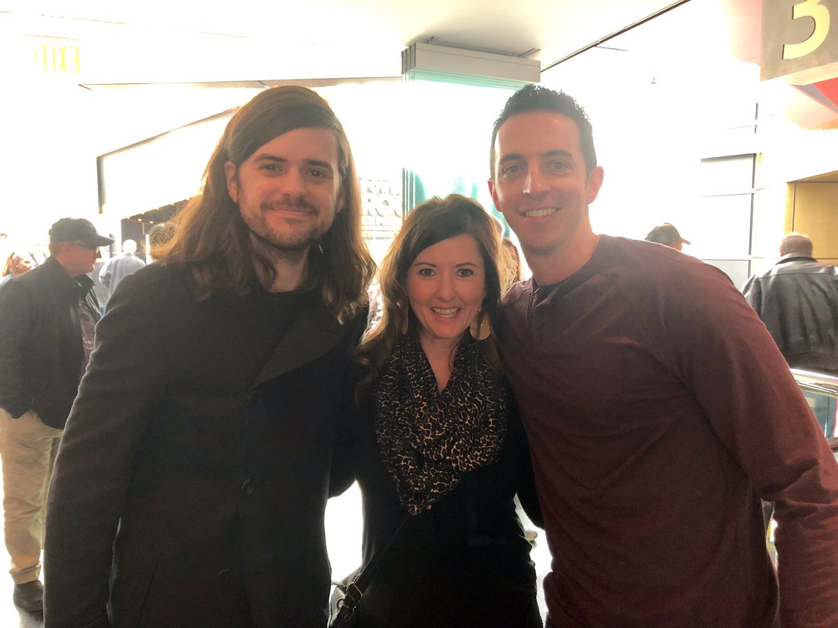 When on weekend getaway with your husband, <a href="/brianareitz/">Brian</a>, to see your favorite band, <a href="/MumfordAndSons/">Mumford & Sons</a>, you go to the Rock-n-Roll Hall of Fame and randomly meet the band! Can’t wait for the concert tonight! #iwillwait