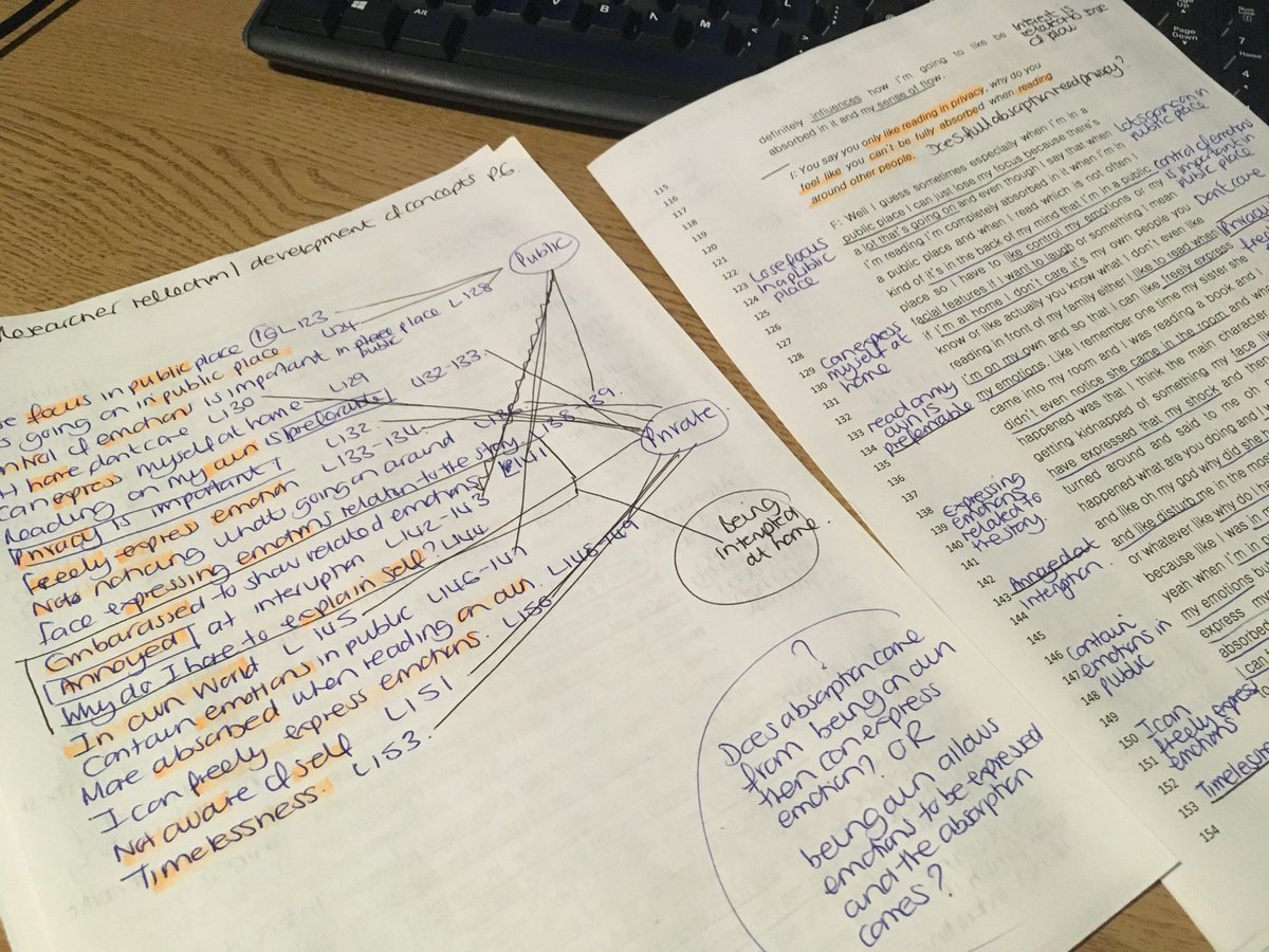 melhayward's tweet image. Busy coding #interviewtranscripts #data  this evening - any #studentnurses conducting #qualitativeresearch and in the same boat 🚣‍♀️? #WeStNs #StNProject