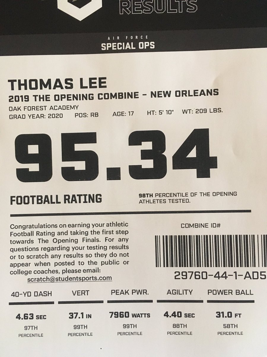 thomasleejr_20's tweet photo. #TheOpeningCombine Beyond blessed to be invited to The Opening Regionals Camp https://t.co/vChsPnvnIu