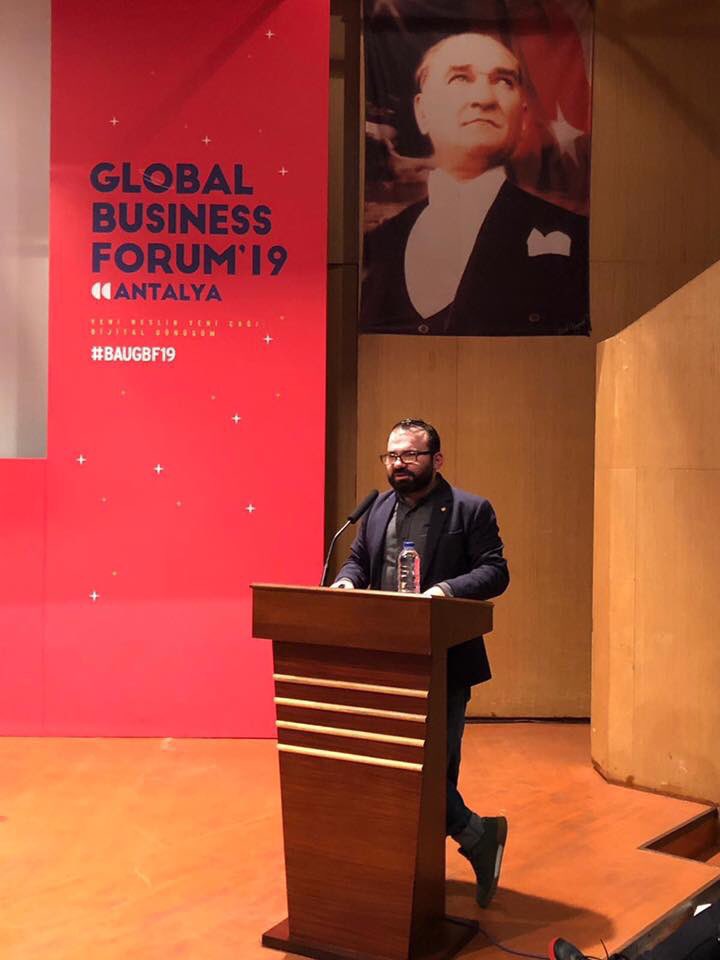 bau_hlo's tweet photo. GBF’19 Antalya programımızda Bahçeşehir Üniversitesi eSports Koordinatörü Seçkin Topaloğlu moderatörlüğünde BAU eSports Takımlar Koçu Ahmet Can Arslan ile söyleşimizi gerçekleştirdik. #baugbf19 https://t.co/Sj70JvMCHy