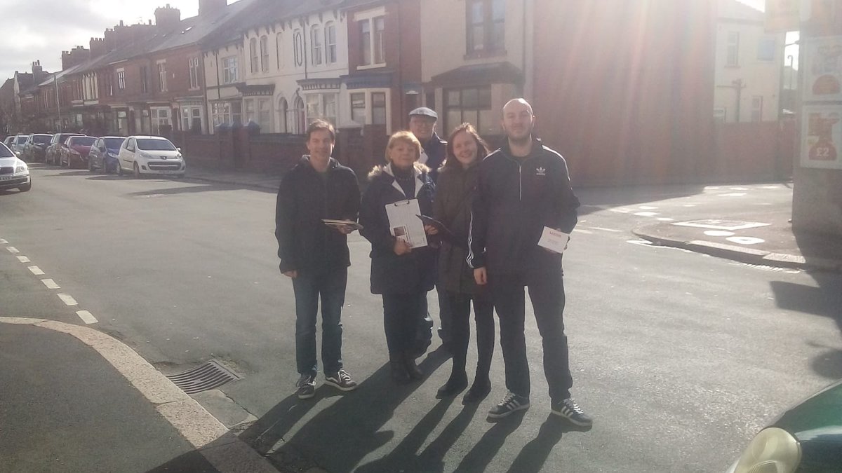 Door knocking in my ward this afternoon was very positive and enjoyable. Great to be with two brilliant new candidates for Parkside - Therese Assouad and Iain Mooney. Thanks to all who helped. <a href="/BCouncillors/">Barrow Borough Labour Councillors</a> <a href="/Barrowclp/">Barrow & Furness CLP</a>
