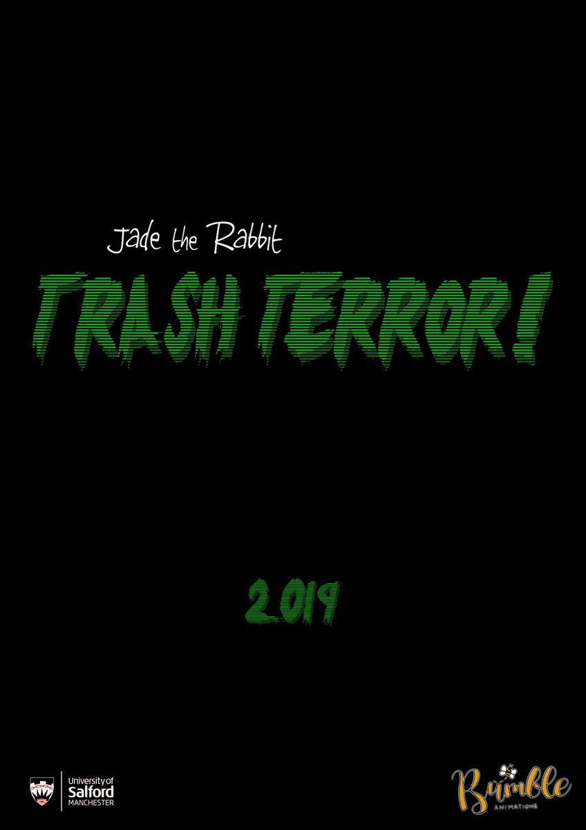 BumbleAnimation's tweet photo. Proud to share the first teaser for our final year #StopMotion #animatedshort, Jade the Rabbit Trash Terror! 
Got plenty more to show in the coming months so stay tuned to see the project unfold! #studentfilm https://t.co/7mJVMLI0Tg