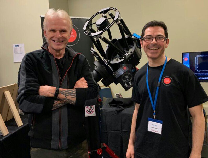 656imaging's tweet photo. Great vibe at  Practical Astronomy Show today. Awesome to see so many well know faces including Nik Szymanek #PAS2019 https://t.co/ioYitXc1qK