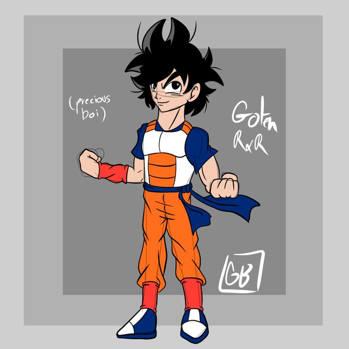 Goku #Gohan #Goten #Fanart