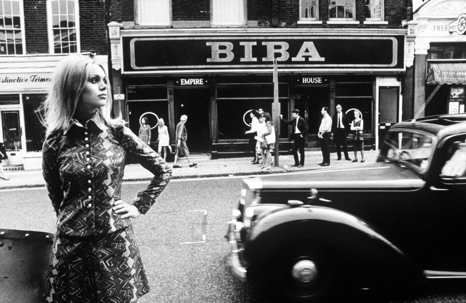 LondonQuizGuide's tweet photo. I just watched 2 films #MadeInDagenham and #BohemianRhapsody and #BIBA was mentioned in both what a shop that was @HulanickiDesign #LoveBIBA https://t.co/tLe8ljkeVy