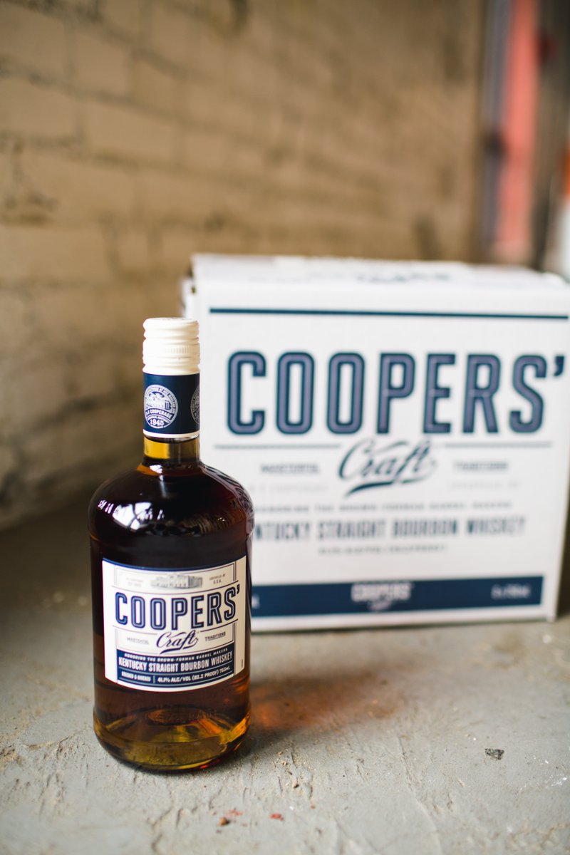 coopers_craft's tweet photo. New look, same smooth spirit. 

What do you think of our new bottle and branding? Tag us when you see it on your shelves or with your favorite Coopers' Craft cocktail. #CoopersCraft #CallforCoopers https://t.co/I41Zv9mX92