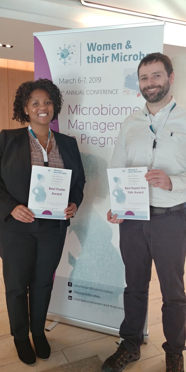 WomenMicrobes's tweet photo. ICYMI Best Poster Award went to Dr Nayo S. Williams @uconnhealth and Best Rapid Fire Talks winner @sligomicrobe . WAY TO GO, congratulations to these talented researchers, and keep up the amazing work to all poster presenters and rapid fire speakers #womenmicrobes2019 https://t.co/uhKqZ6x2W4