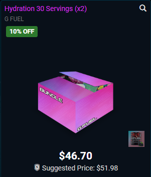 quagerdoodle's tweet photo. G-Fuel $50 Bundle Giveaway!

- Follow me + @SKINFANS 
- Retweet
- Join Stream! https://t.co/svZ4F60yRn https://t.co/gWxJBPaBMj