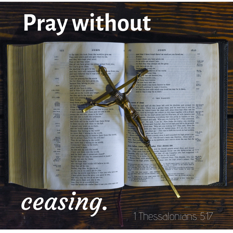 devozinemag's tweet photo. Pray without ceasing. [1 Thessalonians 5:17] https://t.co/vGjXcirHBV