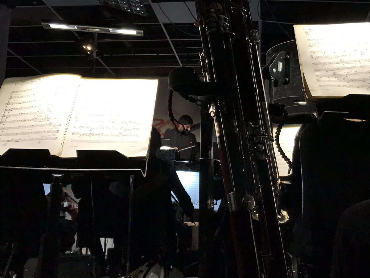 DianeKemp1's tweet image. #LadyMacbethMtsensk being up close to performers and seeing world class orchestra at work. One of the unique aspects of @BirminghamOpera