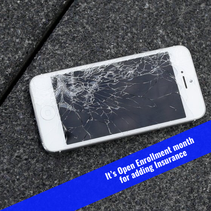 fusionwireless's tweet photo. Wireless protection just makes sense. Add a protection plan during our open enrollment month to any active AT&T device. And yes, it covers screen replacement too! #att #crackedscreen #lost #stolenphone #wirelessprotection https://t.co/JvQgLnNEUx