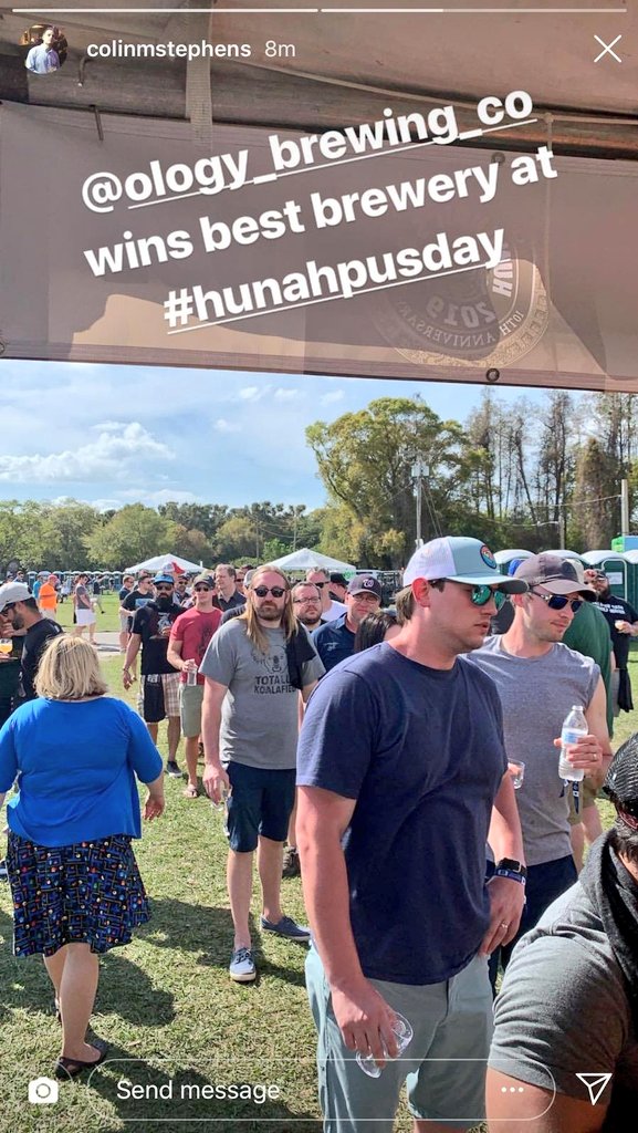 TLHBeerSociety's tweet photo. Hope y'all are sitting down ...
Just got texts & pics from @ologybrewing & @ProofBrewingCo, & @Visit_Tally breweries just SWEPT Top 2 spots at #HunahpuDay!
Ology - Best Brewery, 2nd Best Beer (PBR Juice Lab)
Proof - Best Beer (Key Lime Pie Evil Kiss, 2nd Best Brewery
💪🏆🍺!! https://t.co/9l8TNx9MCO