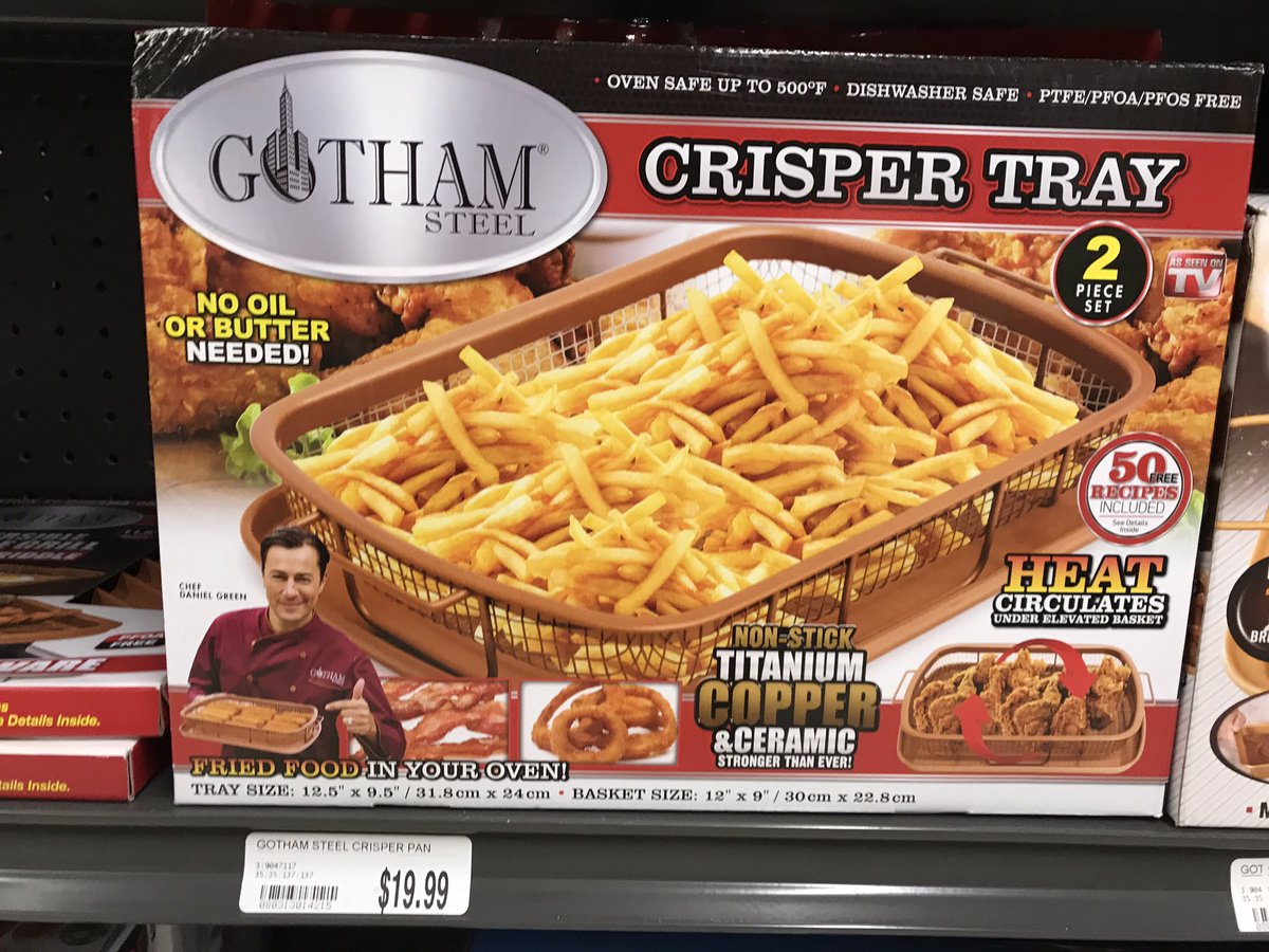 jaylclendenin's tweet photo. Have you been to a @fryselectronics lately? Beyond the myriad electronics avail, they have the craziest items avail in their register queue! A few, in a thread... The #potatoexpress  the #battlevisor the #crispertray and the #baconbonanza https://t.co/JQ3Gny0hql