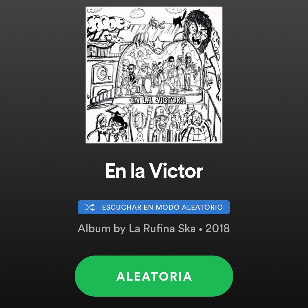 LaRufina's tweet photo. #TodoElMundoABailarElSka con nuestro disco #EnLaVictor 🎶🥁😎 Excelente fin de semana para todos 🎷🎺 #SkaLatino #Reggae #SkaPunk #SkaJazz #Ska #LaRufinaSka https://t.co/CJKgyI2GTx
