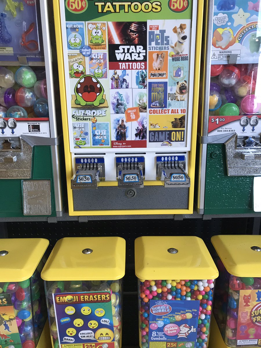 jaylclendenin's tweet image. And who can live without the long-reach silicone #backbrush or a $20 #glutenfree MEGA XXL neon #gummybear or #nuts galore or, all our childhood fav coin machines w tattoos, gumballs and erasers! #YoureWelcome