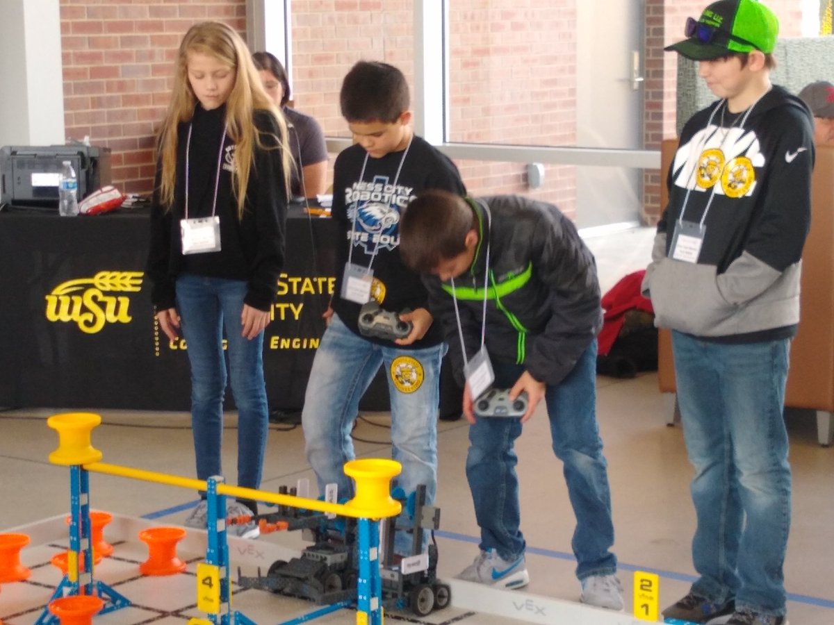 A great day to be in Wichita with robotics!!!! <a href="/USD303/">USD 303 - Ness City</a> <a href="/MissBalman/">Megan Balman</a>