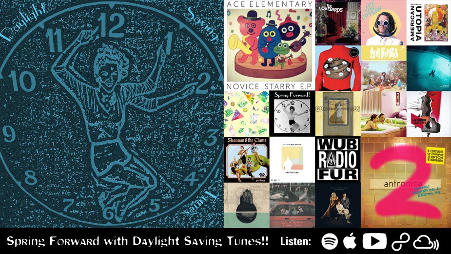 Spring forward with DAYLIGHT SAVING TUNES! 

A timely mix of indie pop/rock tunes to listen to while wishing you could get that hour back before you have to wake up for work on Monday. 

#NowStreaming on Spotify, Apple Music, &amp; YouTube via <a href="/soundsgood/">Soundsgood</a> 

play.soundsgood.co/playlist/dayli…