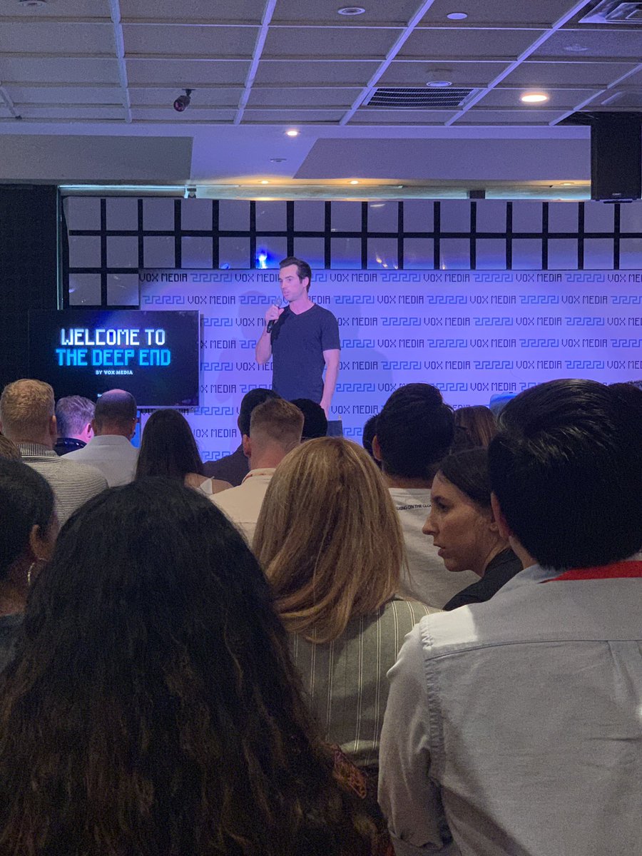 ReneeAppelle's tweet photo. @rypauley introducing discussion on modern democracy #voxmediadeepend #SXSW2019 https://t.co/lsxHjCqWlH