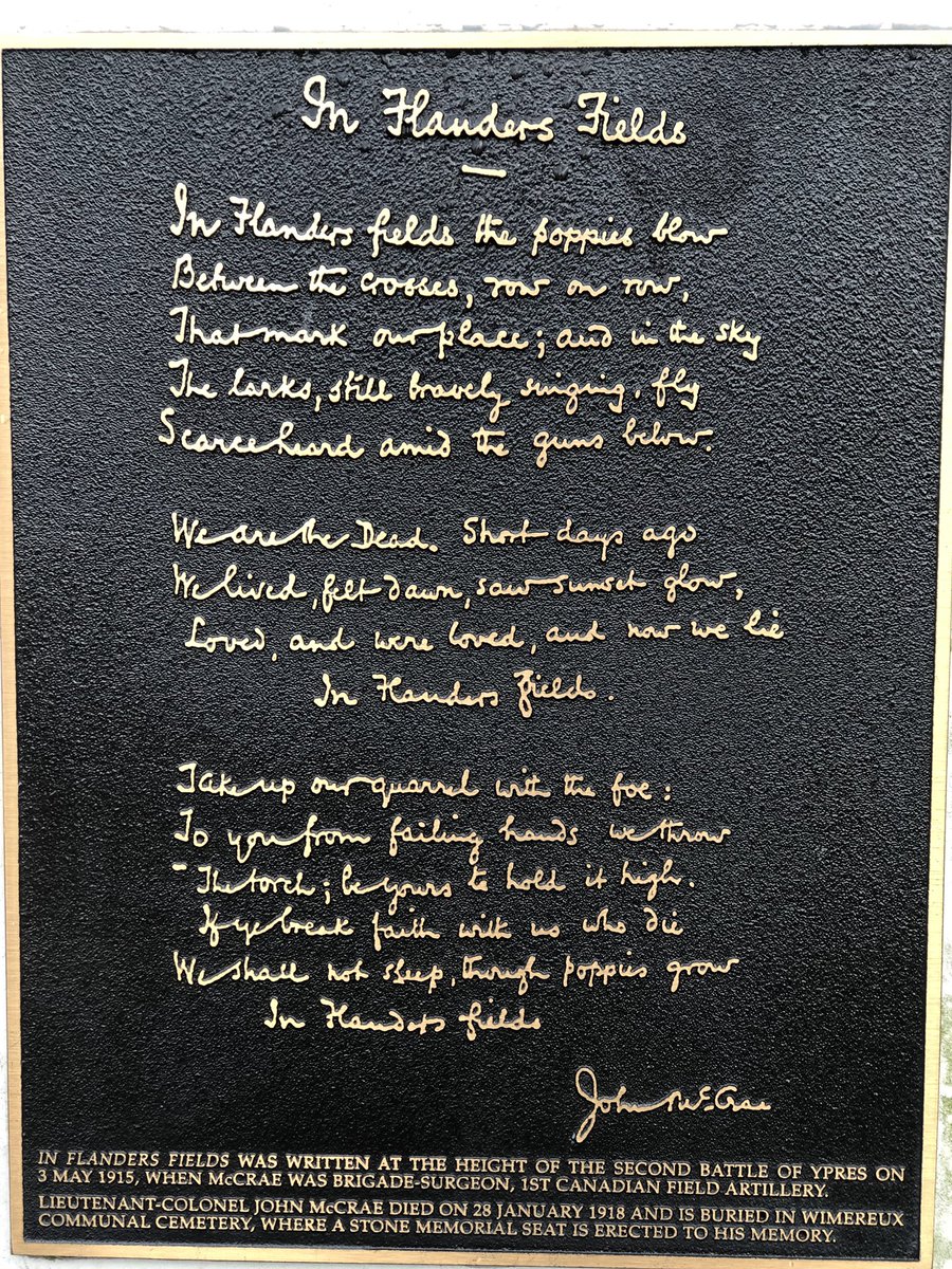 javedology_'s tweet photo. Looking forward to teaching ‘In Flanders Fields’ to the Year 8s so that they can apply their historical knowledge after their visit to the John McCrae memorial at Ypres #CGSG #CGSGYpres2019 #TeamEnglish https://t.co/TRnv7gBNGf