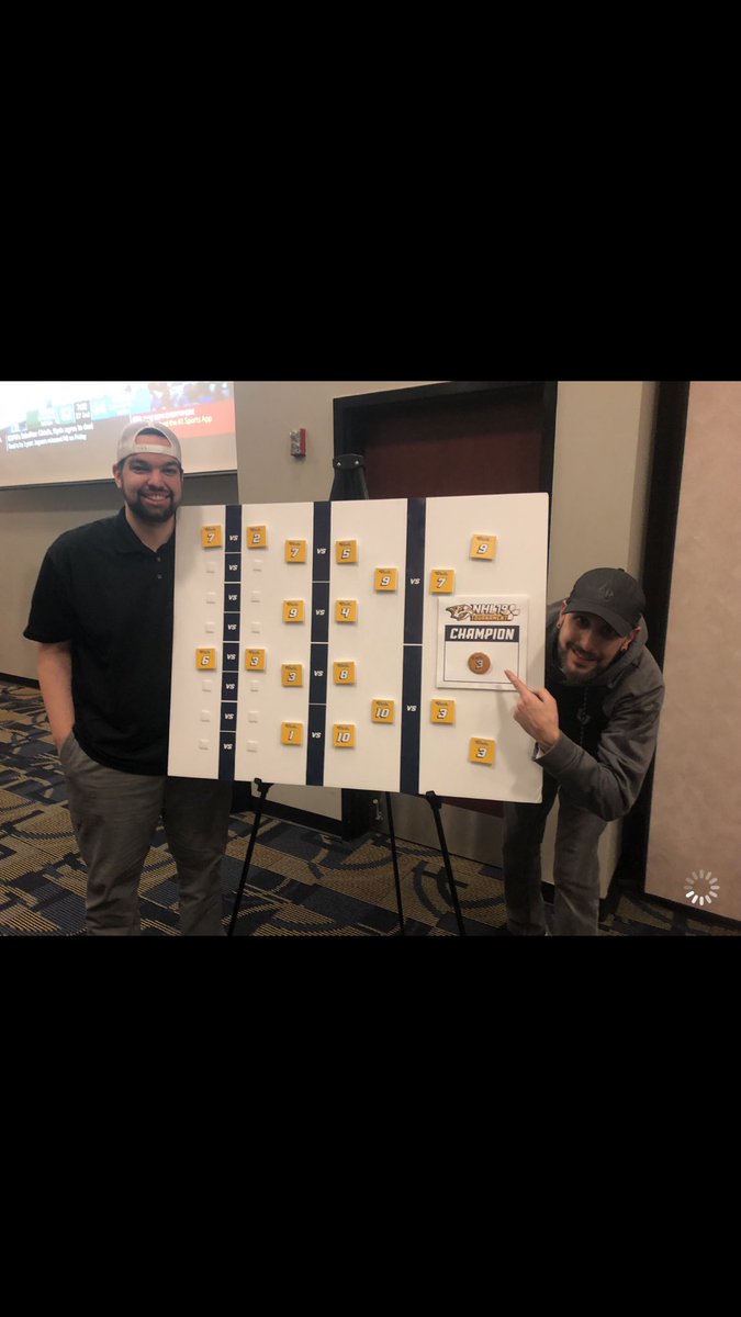 1029thebuzz's tweet photo. We won the @PredsNHL #NHL19 tournament! https://t.co/iFvL0UZoEX
