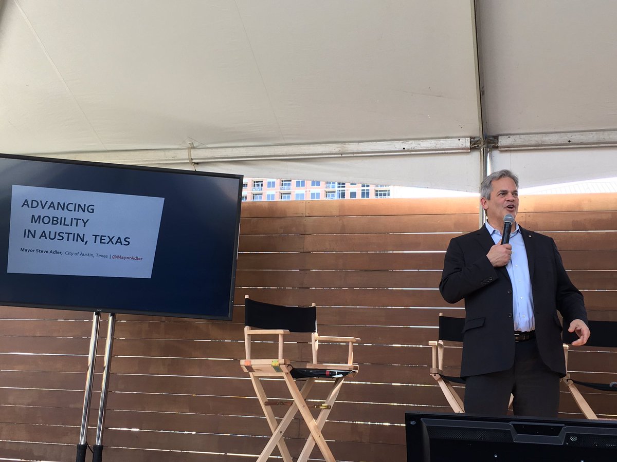 realtimeangela's tweet photo. “Mobility is our Achilles heel.” @MayorAdler on stage at @CityLab #SxSW #RevolutionizingtheRoad https://t.co/gjzluJH4bV