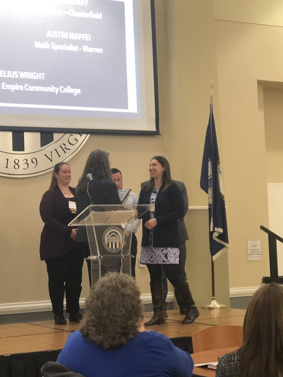 MoreauDeanna's tweet image. I am beyond proud of Stacey Ashikis for winning the VCTM Math Educator of the Year award!! I am so proud of her hard work, dedication, and the enormous impact she’s had on students and teachers at Ettrick Elementary &amp;amp; CCPS! Way to go Stacey!!! @S_Ashikis  #oneCCPS @CCPS_MathK5