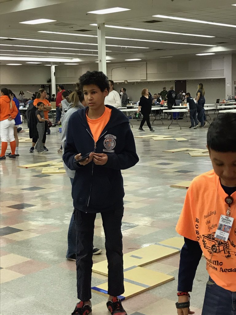 Roskosky90's tweet image. Canutillo Middle School STEAM Academy Robotics Team at the RoboRave International Competition at Fort Bliss, fun times had by all. #CanutilloMSSTEAMAcademyInTheHouse
#RoboticsCompetitions
@danielmedinaCMS @CanutilloMs @CanutilloISD @PedroGalaviz9 @RoboRAVEIntl @roborave