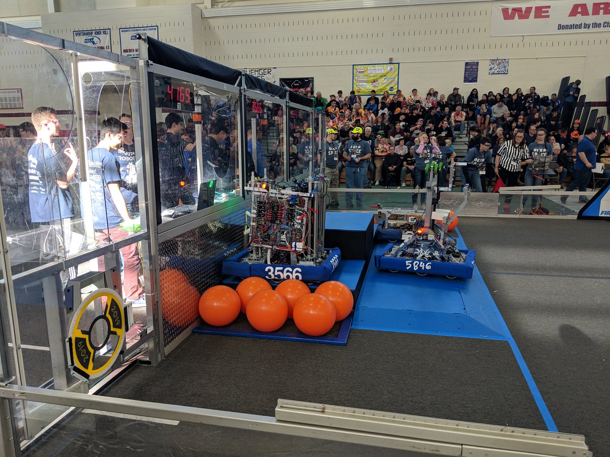 As of the end of Match 22 our #stemsquad is ranked fourth! We're super hyped to be here with all these amazing teams!!!

#SEMA #omgrobots #DESTINATIONDEEPSPACE #morethanrobots #WeAreNE #NEFIRST