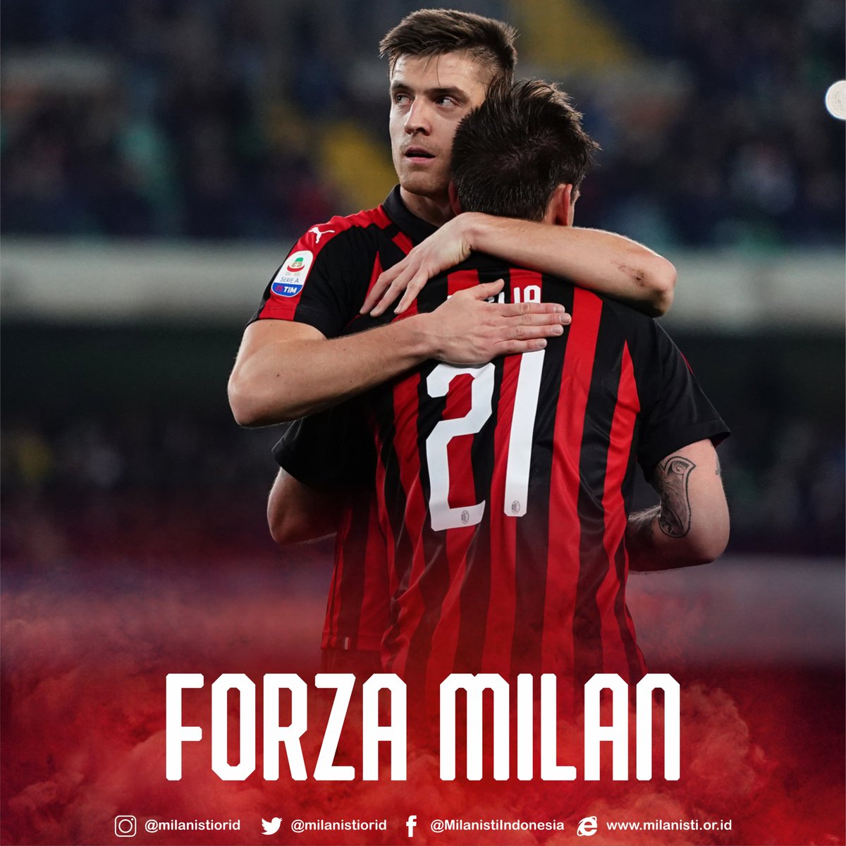 MilanistiOrId's tweet photo. FT  #Chievo 1 : 2 #ACMilan 

 YESSSSSS KEMBALI MERAIH HASIL 3 POINT 
 Dilaga penting ini 2 Gol Milan masing-masing di ciptakan Biglia dan Piatek ⚽️⚽️
 
Tetap seperti ini yah @acmilan 🔥
konsisten Kemenangan dengan kemenangan 

Komentar Kalian Milanisti?
  
  #ForzaMilan 🔴⚫️💪 https://t.co/1ZrzQPZuqO