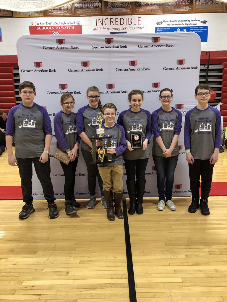 GenesisP2S's tweet photo. Putting $$ in a piggy bank was never so much fun! Congrats to the winners @MilanSchoolCorp @MooresElem @SR_Raiders @RCEA001 @AndersonIndians @BulldogsBville #RGMC2019 #RUBE2019 #GreatKidsThriveHere #RipleyCountyRocks #PennyThePig @_GermanAmerican @RubeGoldberg https://t.co/tkU6VjIMTw