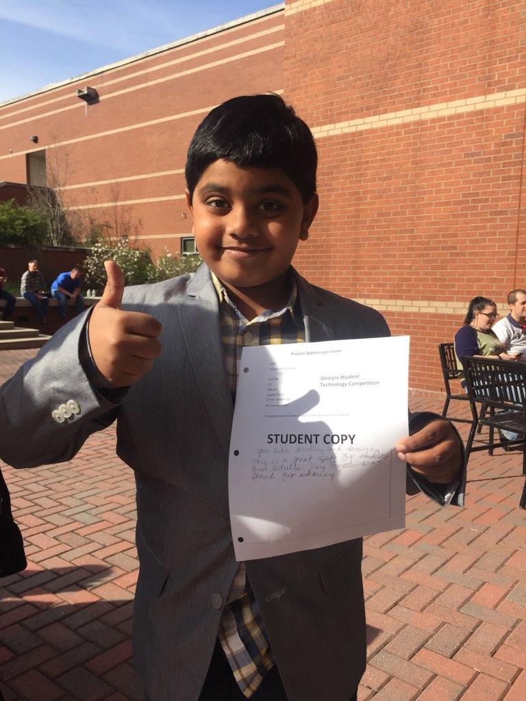 oakgrovebraves's tweet photo. Yashwin wins State Tech in Mobile Apps! Other results to follow!  Congratulations Tech Competitors!  @fayettedls https://t.co/jm8oKyThhB
