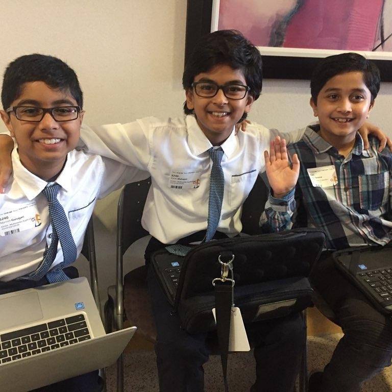 oakgrovebraves's tweet photo. Manish and Parth earn first in Multimedia!! Saket won 2nd in Audio Production!  Georgia State Technology Competition!  @fayettedls https://t.co/7CvB32aGTy