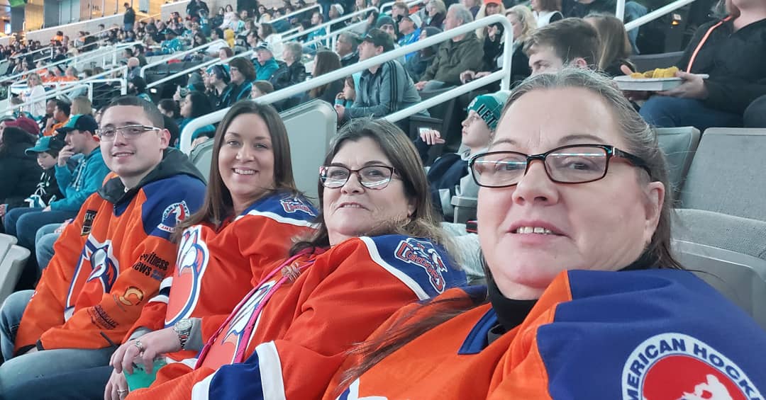CondorsBC's tweet image. Great showing of Bakersfield @Condors fans in San Jose tonight! We're excited for a good game. LET'S GO BOYS!