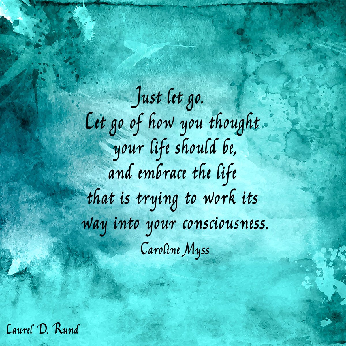 EssenceofLaurel's tweet image. Just let go ... #LetGo #releaseandletgo #carolinemyss #essenceoflaurel