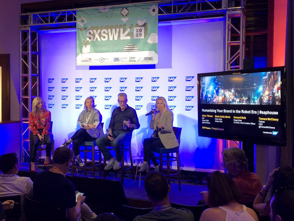 Eric Velleman (@ericvelleman) on Twitter photo Humanizing your brand in the robot era: ‘You need humans to tell robots when enough is enough’ #sotrue <a href="/aliciatillman/">Alicia Tillman</a> #saphouse #sxsw Humanizing your brand in the robot era: ‘You need humans to tell robots when enough is enough’ #sotrue <a href="/aliciatillman/">Alicia Tillman</a> #saphouse #sxsw