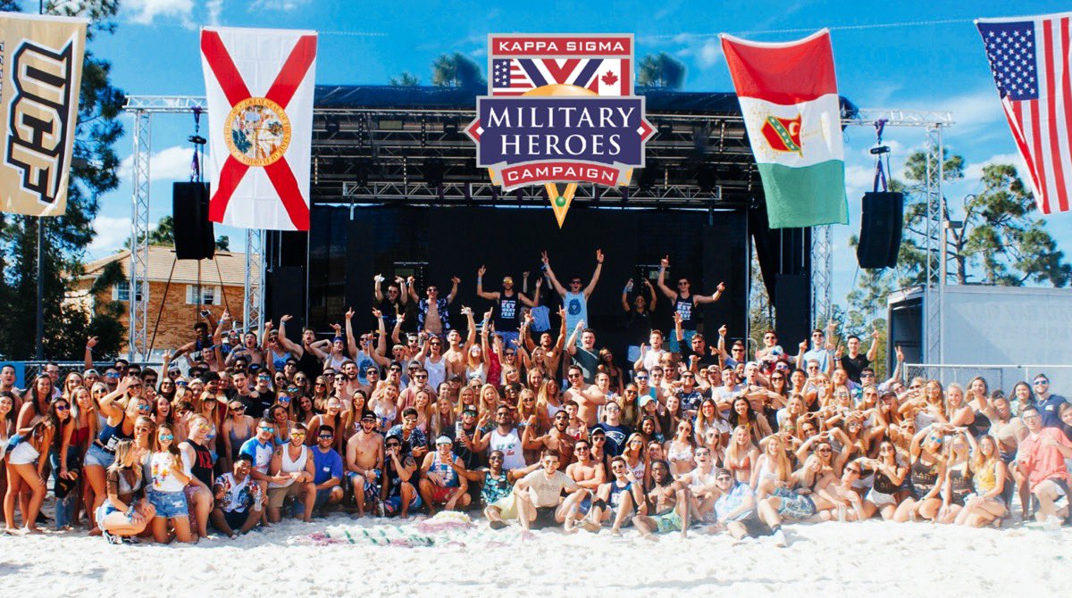 Congratulations to <a href="/KappaSigUCF/">UCF Kappa Sigma</a> on another successful Key West Fest raising $76,729 to benefit the Military Heroes Campaign.