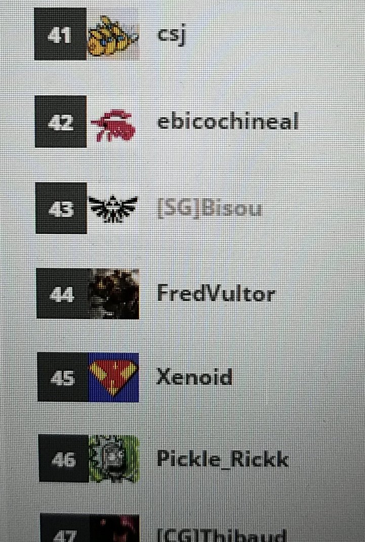 Bisou93's tweet image. Top 50, c'est une bonne place pour s'arrêter et dormir un peu. J'ai encore du code qui m'attend demain
#CodeALaMode @CodinGame