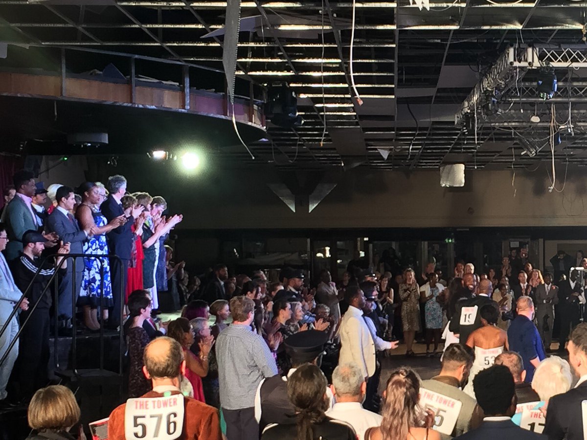 attilalondon's tweet image. The City of Birmingham take their well deserved applause at the end of #LadyMacbethMtsensk at Tower Ballroom. Real genius work from Graham Vick &amp;amp; @BirminghamOpera &amp;amp; gorgeous playing from @TheCBSO. A real community production that made a lot of dreams come true tonight. Fantastic.