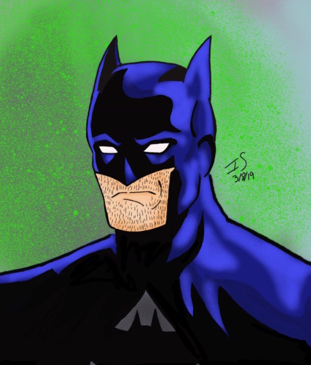 Isimmons_art's tweet photo. Finished Batman using @Procreate. I honestly had a blast using this program, and it’s super easy to understand and navigate. #batman #dccomics #procreate #comicart #artonprocreate https://t.co/RfJYRZ3Nol
