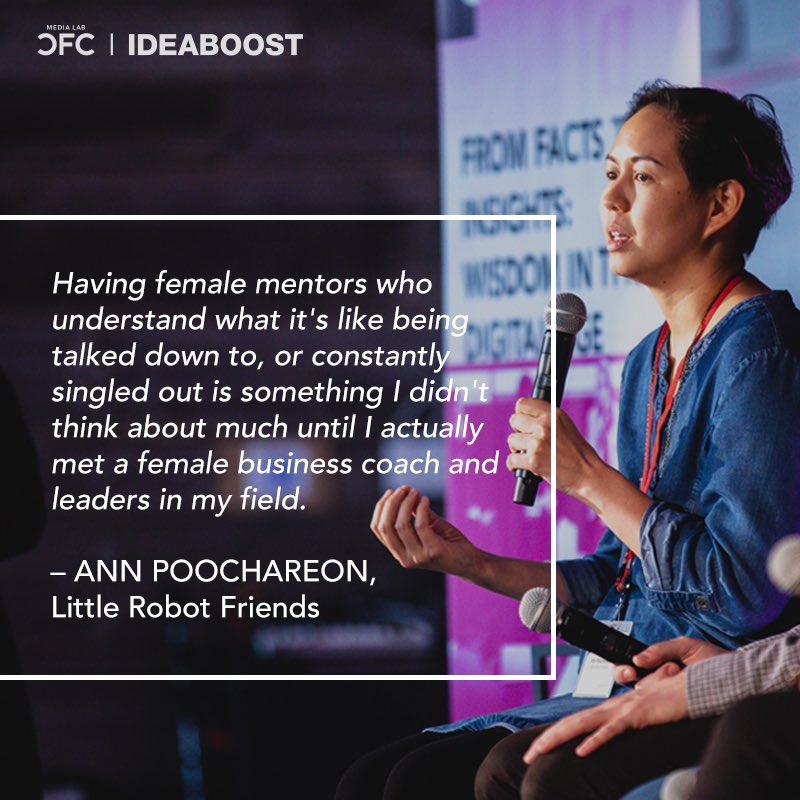 cfcmedialab's tweet photo. #IWD2019 is great, but female founders need to be supported all year long! #CFCMediaLab shares insights & sage advice from some of the inspiring female entrepreneurs in our network. ➡️ https://t.co/rJtkZGCIgM #IDEABOOST #NetworkConnect https://t.co/0ypcuoMm0t