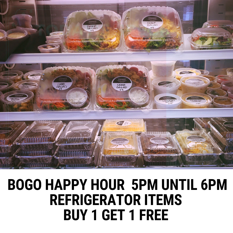 Stop by between 5 and 6 for buy one get one fridge items! #foodie #nashvillefoodie #foodstagram #instafood #goodfood #foodtrends